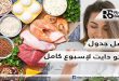 أفضل جدول كيتو دايت على الاطلاق لمدة اسبوع كامل